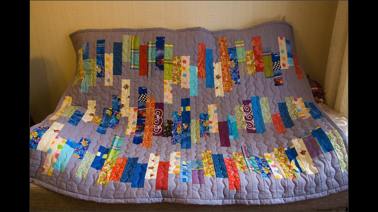 Mountains in patchwork works by Natalia Belozerova from Novosibirsk