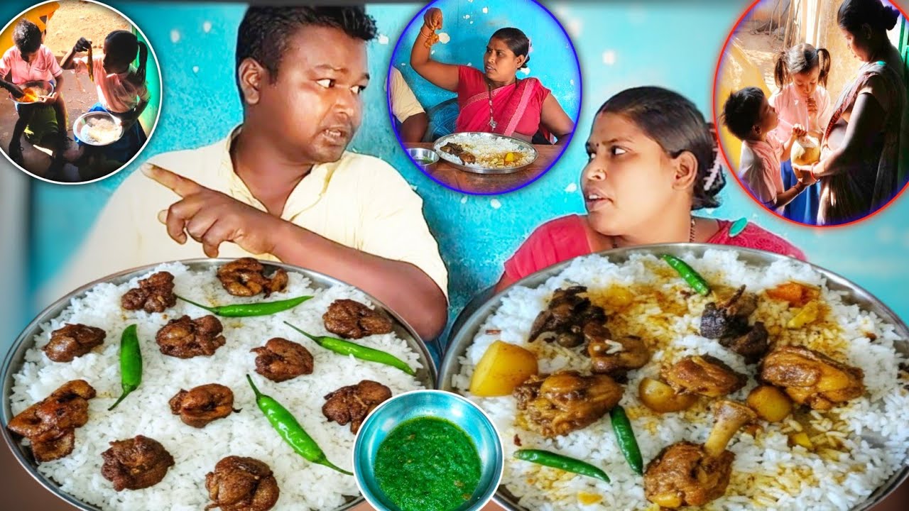 SPICY Chicken Liver Gizzard Fry | Desi Village Style | Mukbang with Sukha Rice | QUICK & EASY 👨&zwj;🍳💯