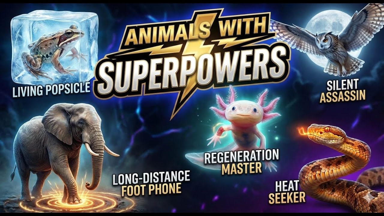 Real Life Animals with Super Powers! The living Popsicle & The Silent Assassin!