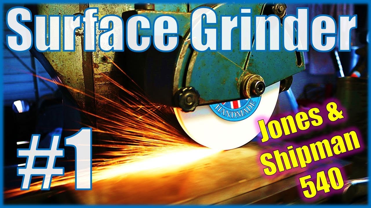 Using a Jones & Shipman 540 Surface Grinder for the first time. Wheel Adaptors and Wheel Dressing.