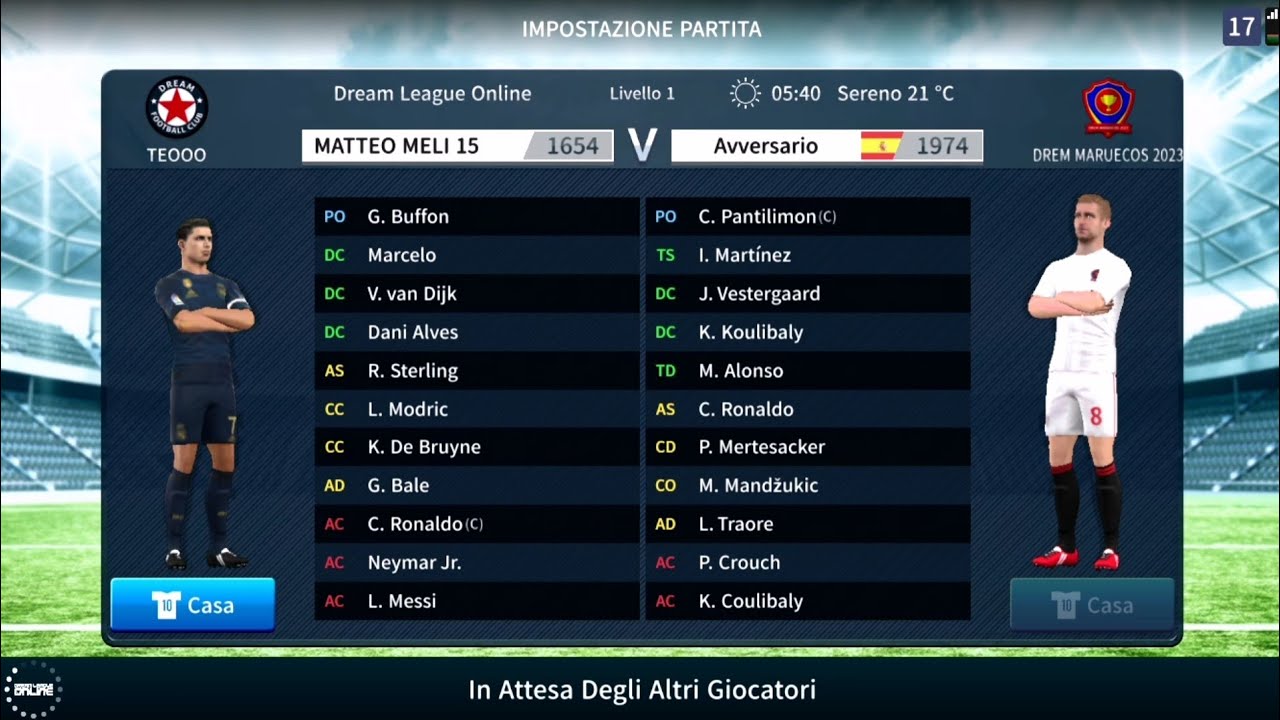 DREAM LEAGUE SOCCER 2019 DIVISION 1 ONLINE MATCH