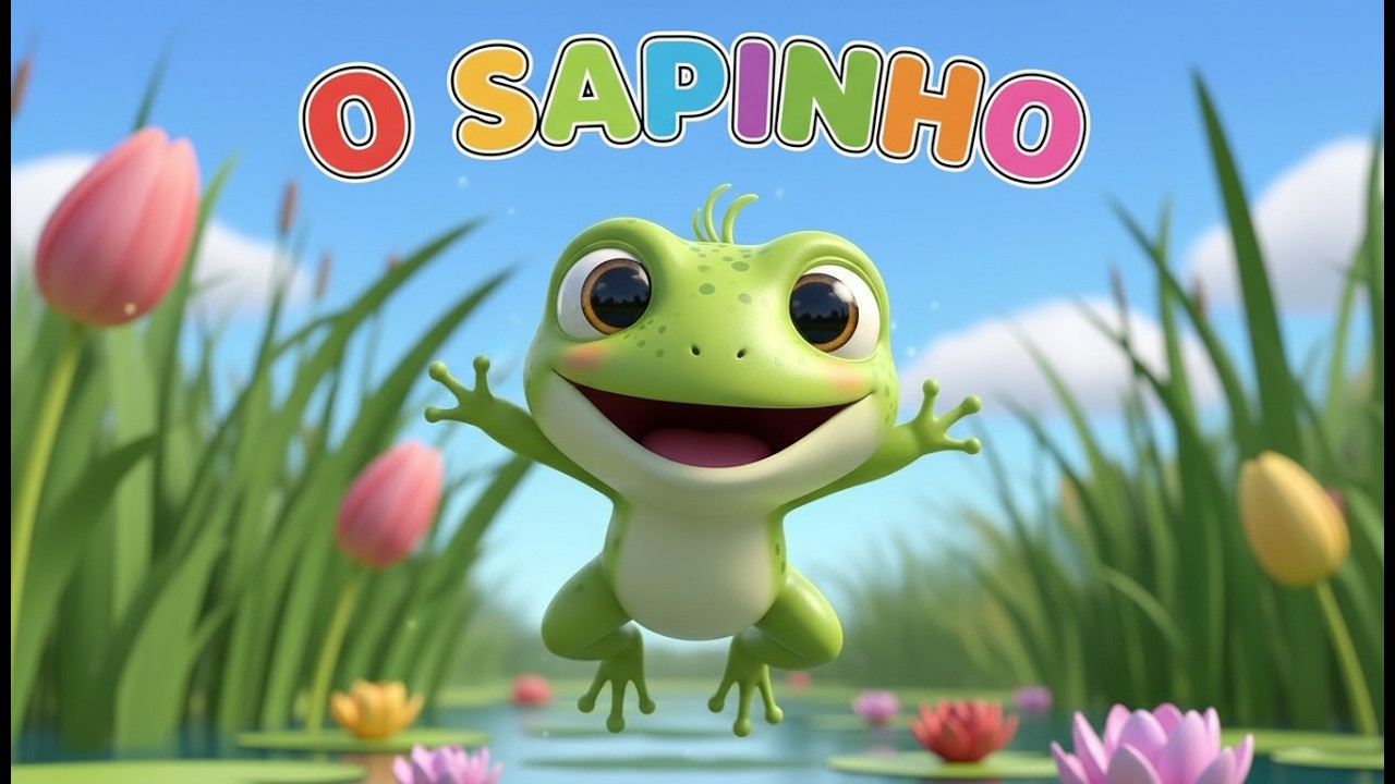 O Sapinho 🐸 | Música Infantil Divertida | Animais para Crianças