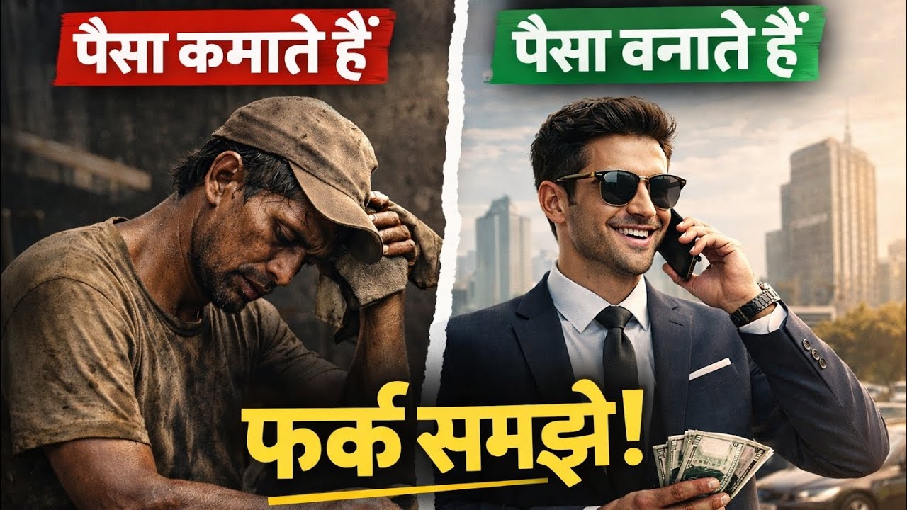 “90% लोग पैसा कमाते हैं, 10% लोग पैसा बनाते हैं – फर्क समझो”