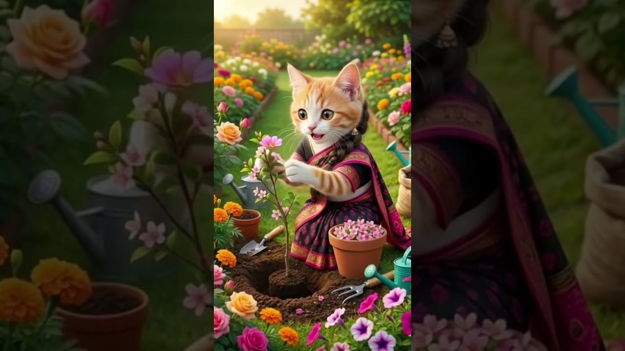 Plucking Flower By Barbie 