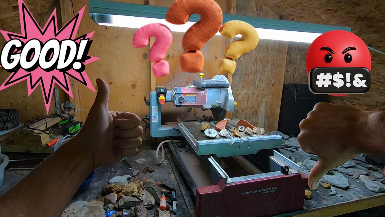 Cutting Rocks With A Tile Saw! Good or Bad Idea?