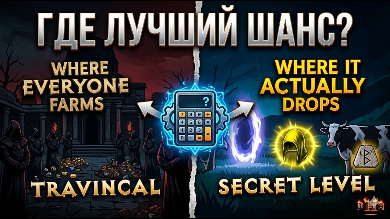 D2R: Калькулятор дропа — как быстро найти любую вещь.