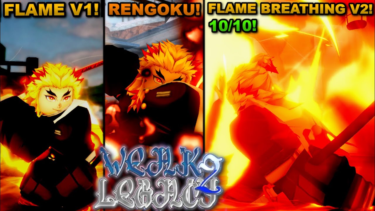 Становление Ренгоку (Огненное дыхание V2) в Roblox Weak Legacy 2... Вот что произошло!