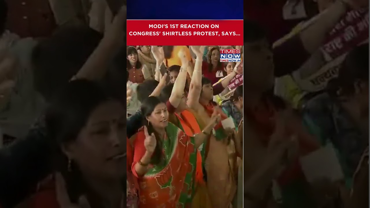 Modi On Congress' Shirtless Stir At AI Summit Venue: 'Country Knows You Are Already Naked' #shorts