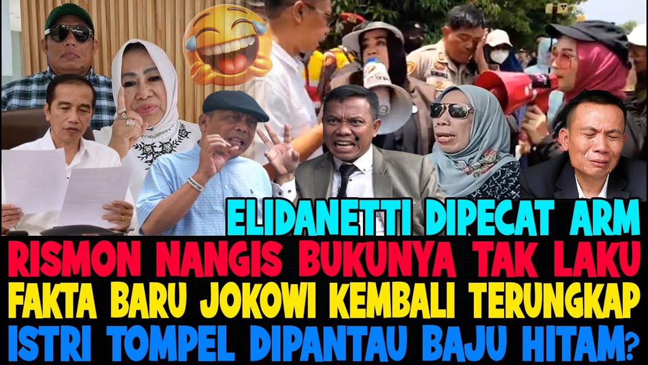 NGAKAK..!! TAK TERIMA DIPOLISIKAN ELIDANETTI DIPECAT ARM 😂 RISMON RISMON NANGIS BUKUNYA GAK LAKU 😂