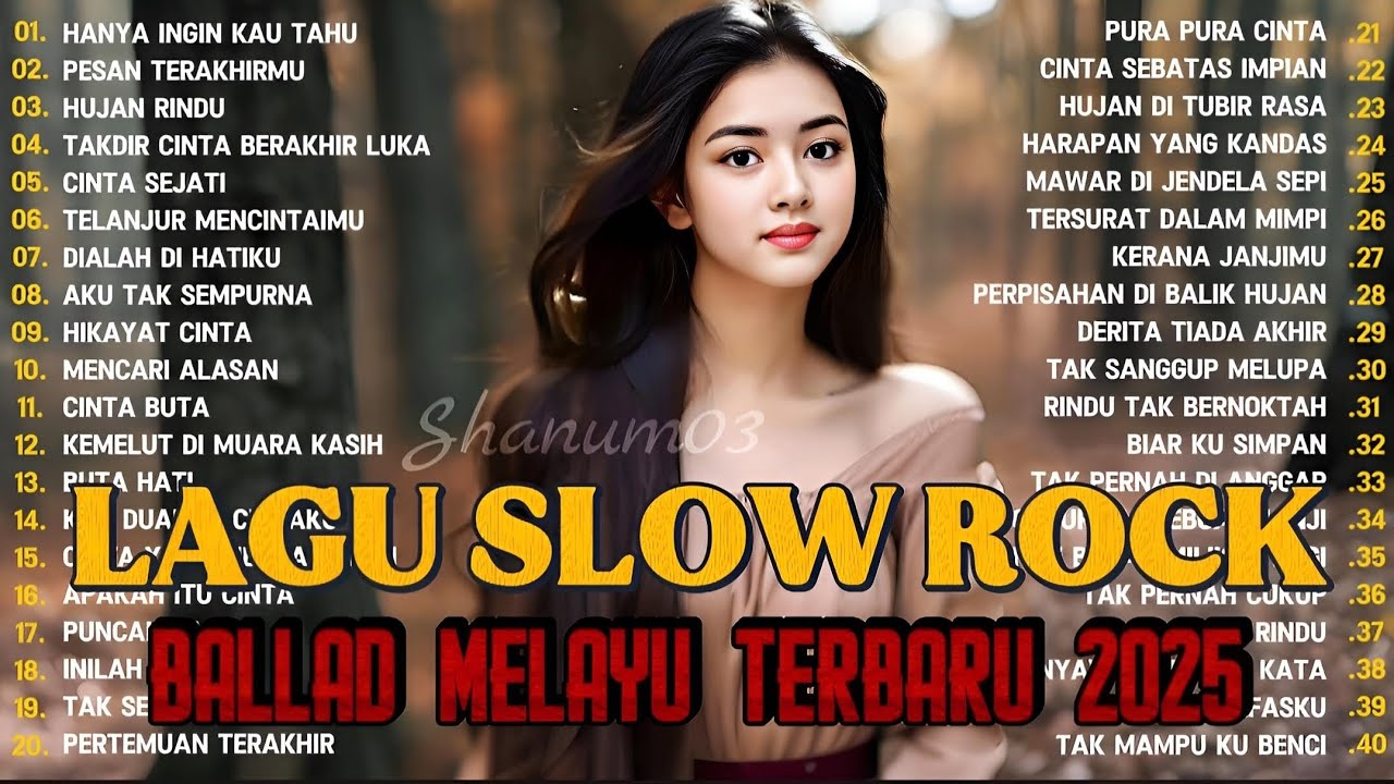Lagu Bikin Nangis 😭 | Lagu Sedih Patah Hati 💔 Ballad Slow Rock Terbaru 2025 – Hanya Ingin Kau Tau