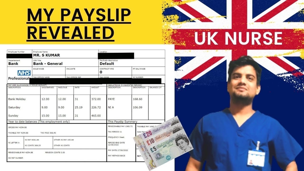 MY NHS PAYSLIP REVEALED | Payslip Explained ! UK NURSE| Indian to UK as a nurse|understand your pay