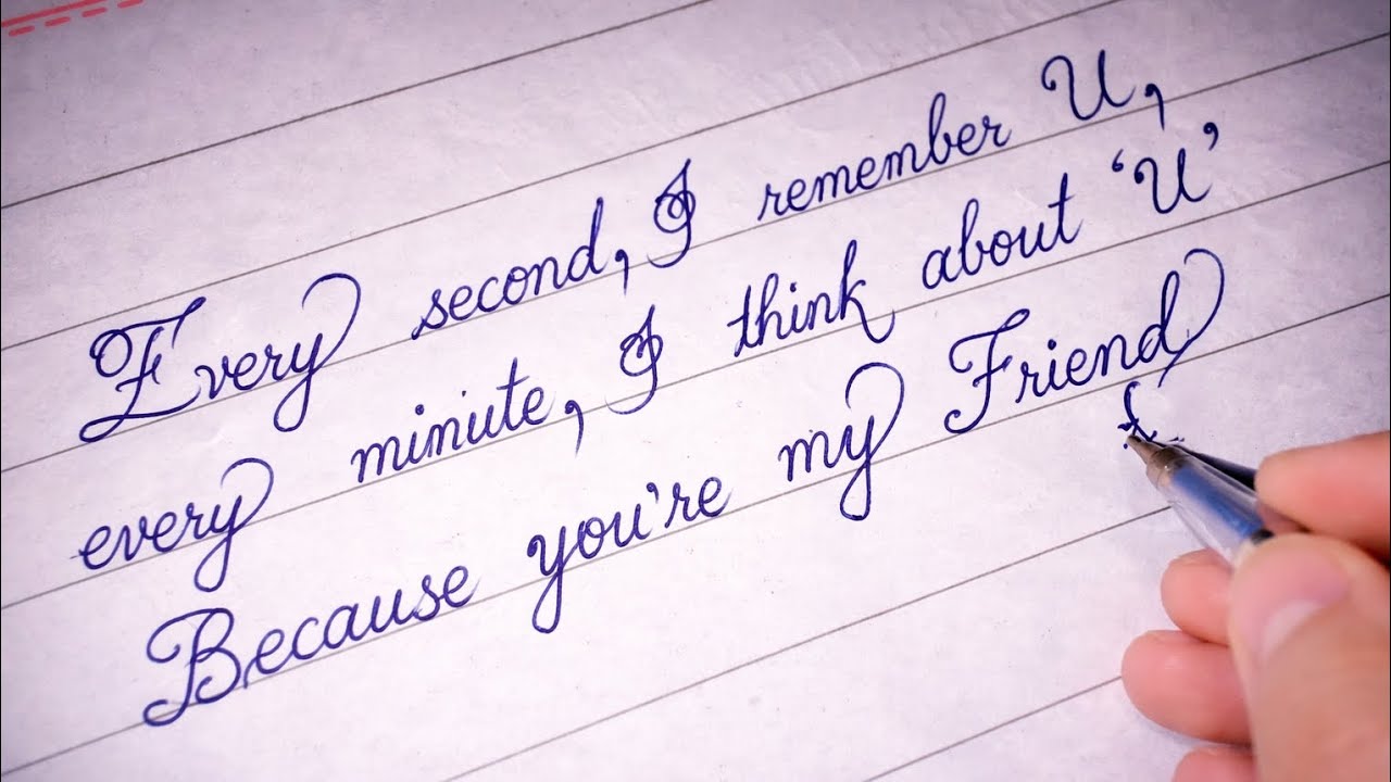 Good & Neat Handwriting with Pen ✍️ | How to Write Beautiful Handwriting