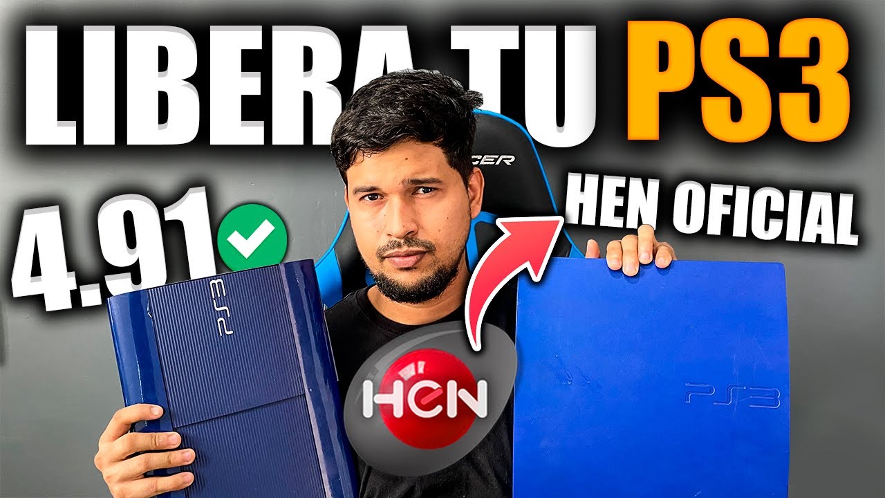 LIBERAR PS3 4.91 HEN OFICIAL | Cualquier MODELO | SIN ERRORES✅