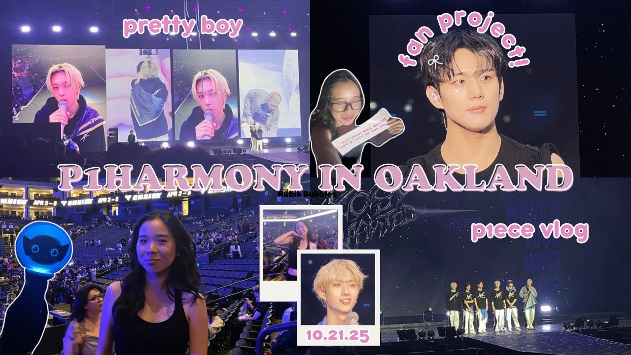 P1HARMONY VLOG 🎧˚⊹ᰔ: Most Wanted tour, special fan project, fancams, grwm, debrief