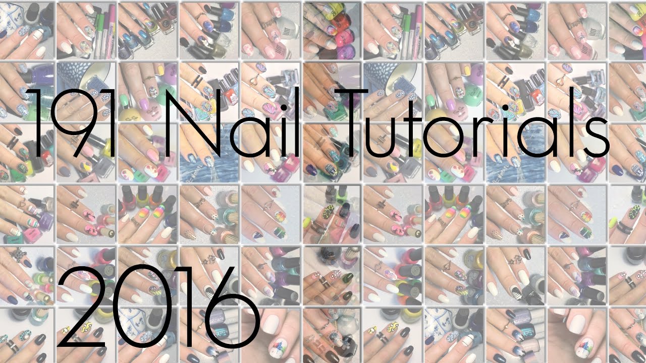 191 MINI NAIL TUTORIALS!! MASSIVE COMPILATION!!