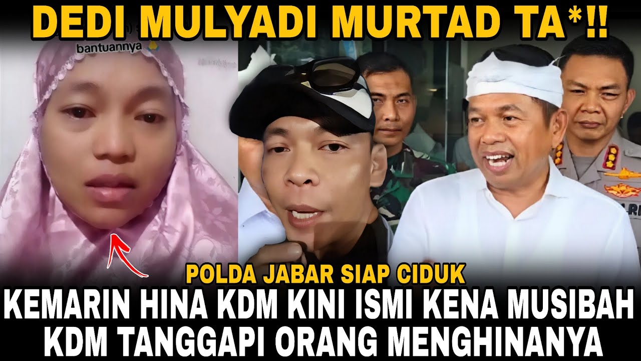 KDM RESPON ORANG YANG HINA DIRINYA!! ISMI MEWEK KEJER SETELAH HINA KDM, ANAKNYA KABUR DARI RUMAH