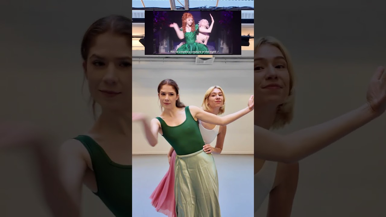 We love Enid and Agnes @jennifergruener #wednesdaydance #ladygagadeaddance #wednesdaynetflix