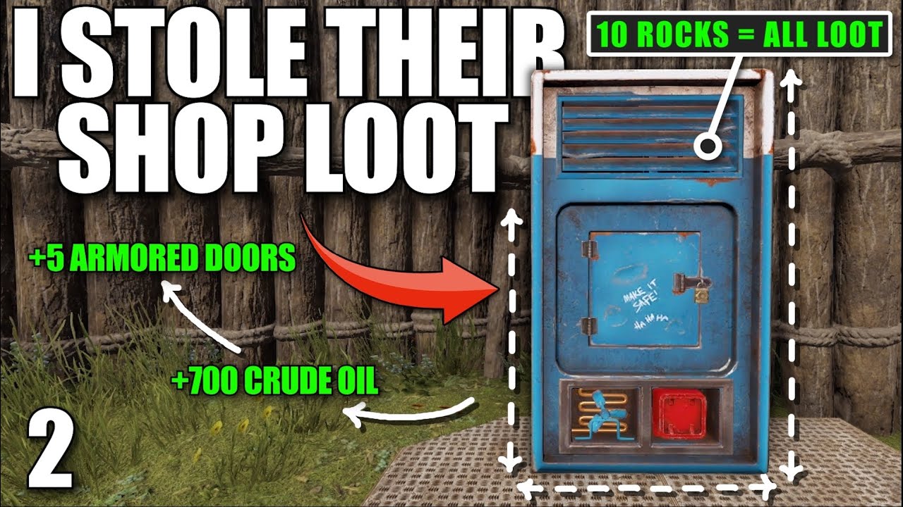 I USED A CLANS OWN SHOP TO STEAL THEIR LOOT | Solo Rust