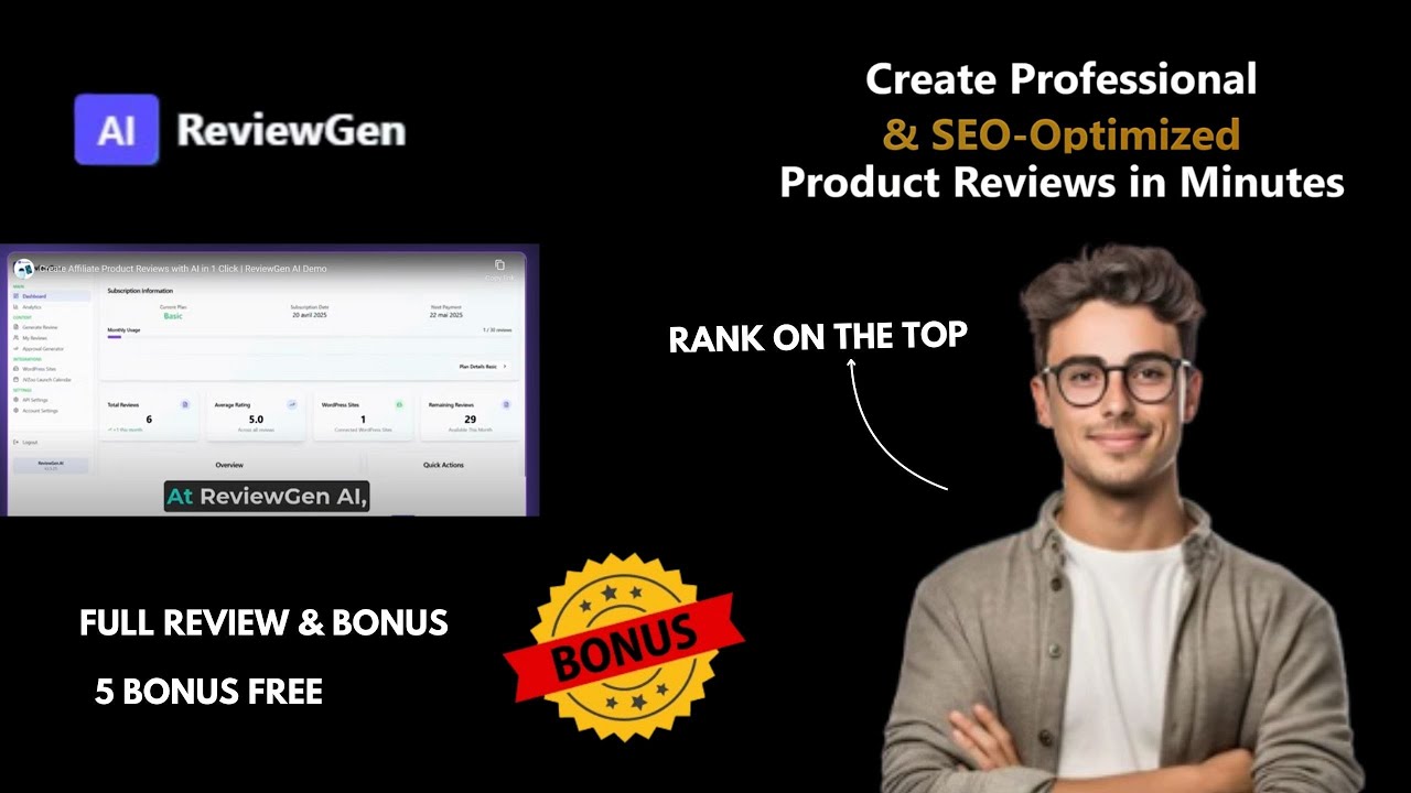 ReviewGen AI Review (2025) - The easiest way to Get 5 star review on autopilot?