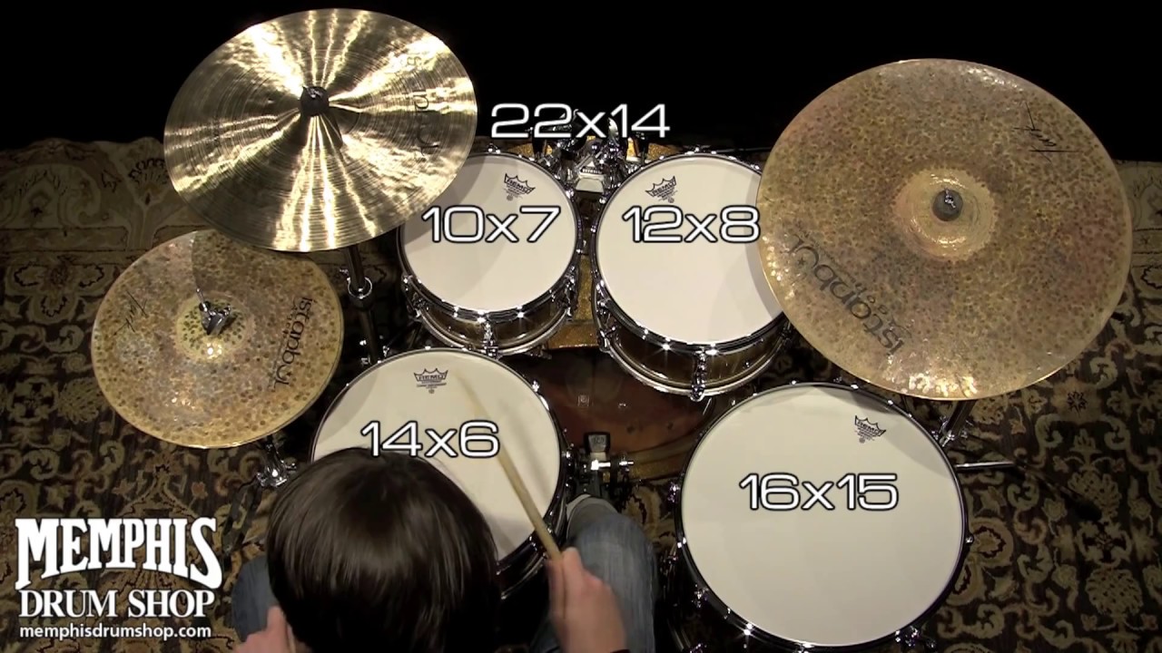 Yamaha Absolute Hybrid Maple Drum Set 22/10/12/16/14 - Gold Champagne Sparkle
