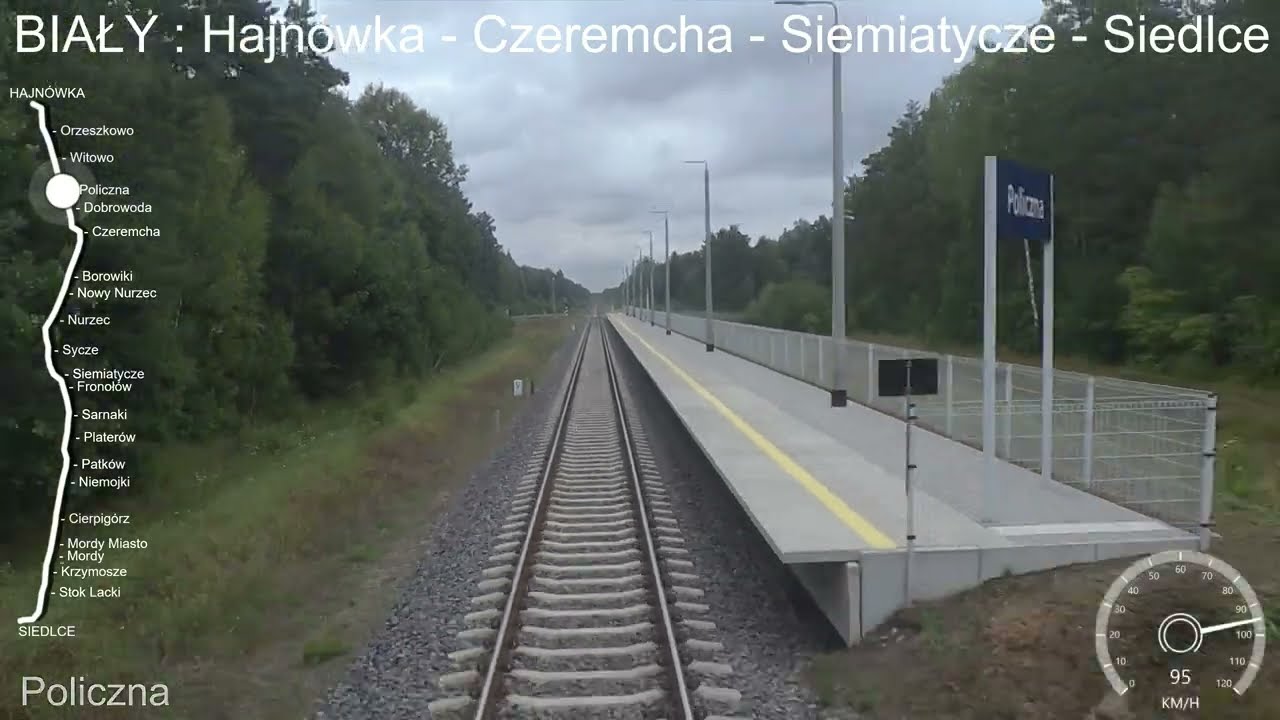 Hajnówka - Czeremcha - Siemiatycze - Siedlce SU46-029 & BIAŁY 