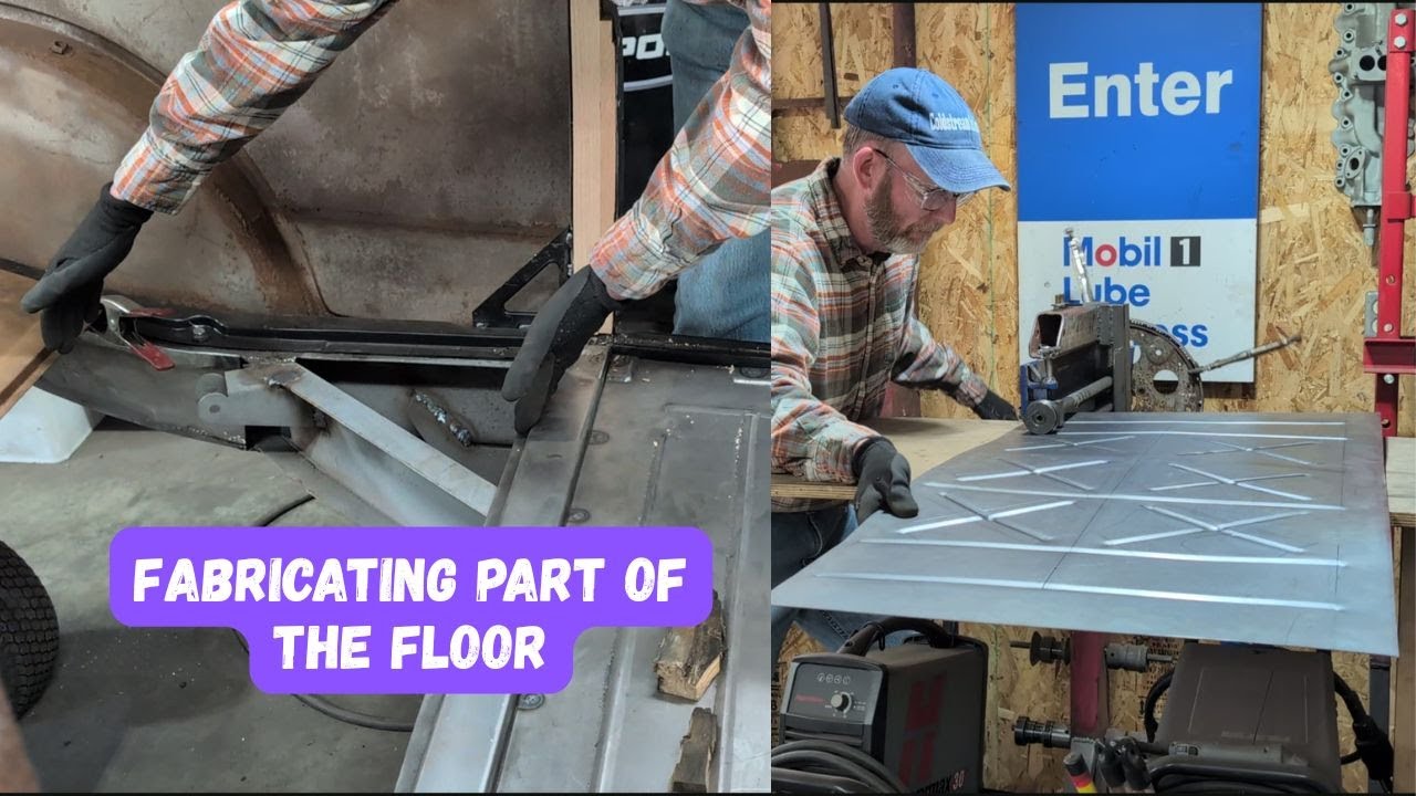 How I made sub-rail extensions & the floor pan for the 1932 5 Window Coupe project
