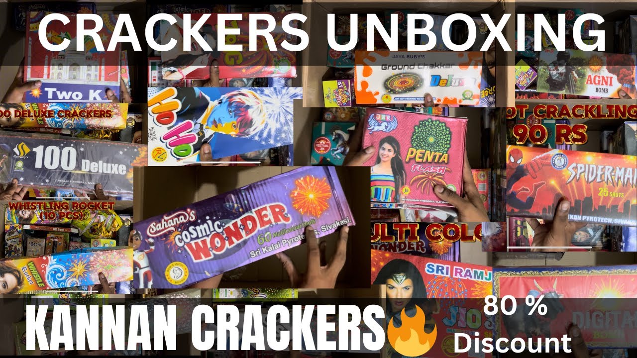 🎆 CRACKERS UNBOXING | kannan crackers🔥 | crackers at cheap price fireworks 🧨