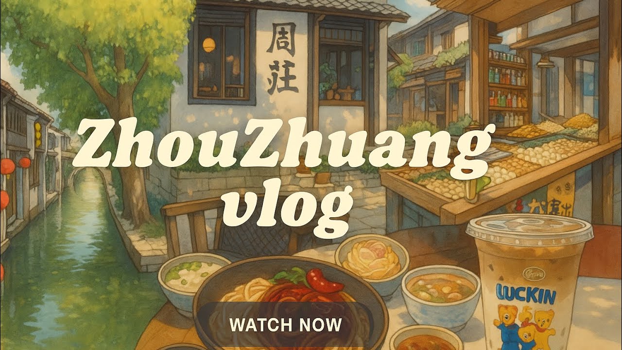 China’s Most Beautiful Water Town 🇨🇳 | Zhouzhuang Vlog + Crazy Ear Cleaning!