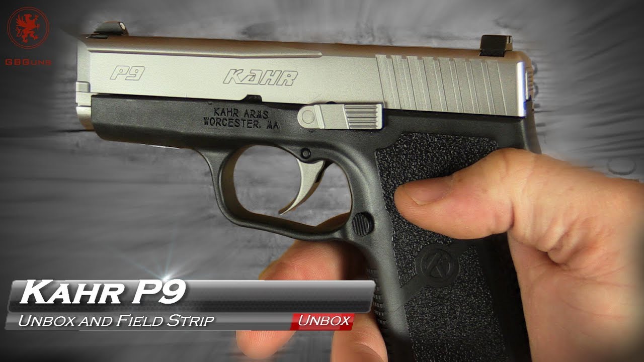 Распаковка и разборка Kahr P9