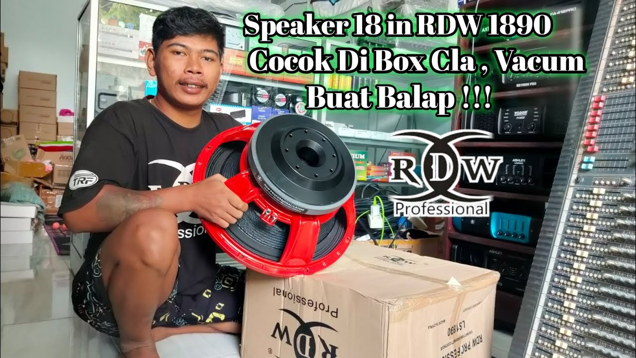 SPEAKER RDW LS 1890 COCOK BUAT BALAP HOREGGG