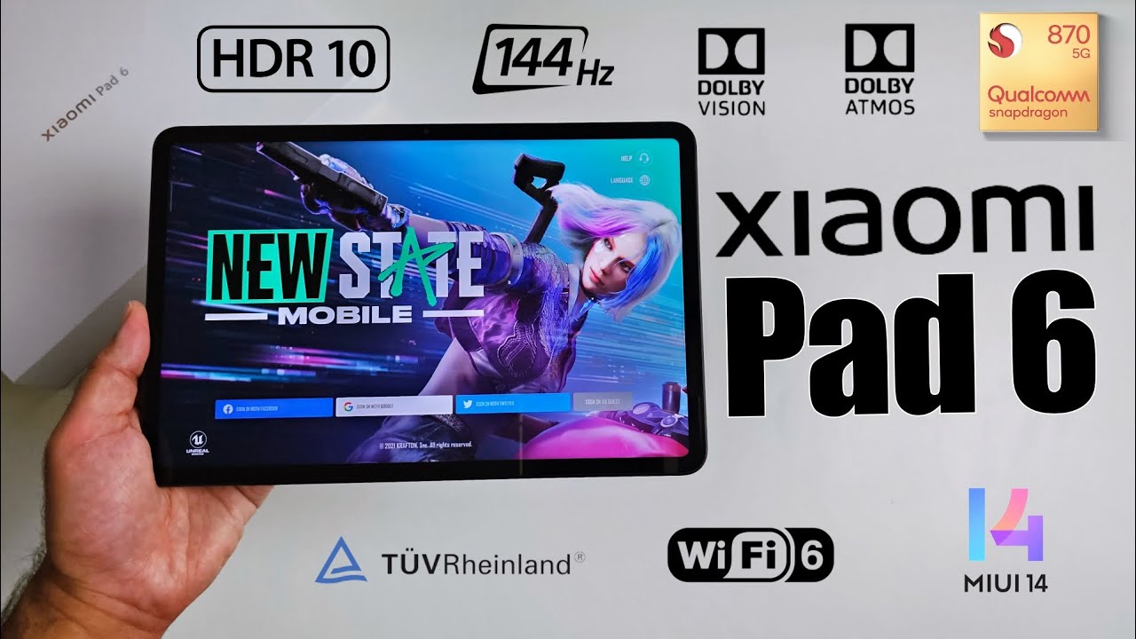 Xiaomi Pad 6 Android 13 Tablet - 144Hz | Dolby Vision/ATMOS / SD 870 - Any Good?