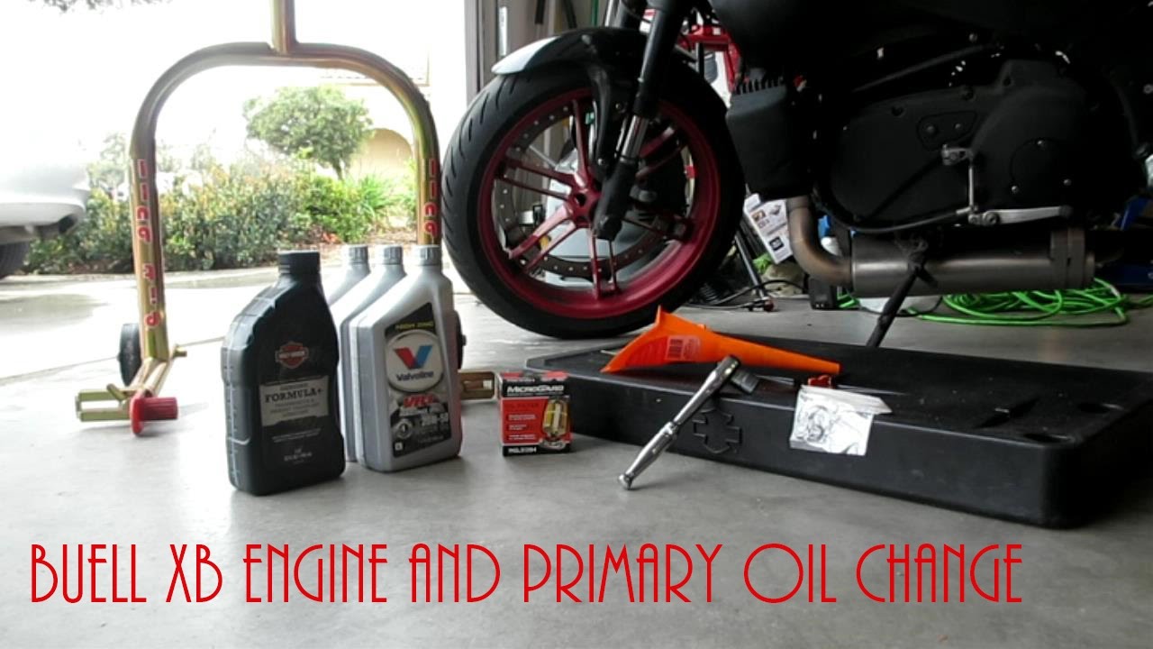 Buell XB Oil Change/Service (Engine and Primary) Do it Yourself/DIY