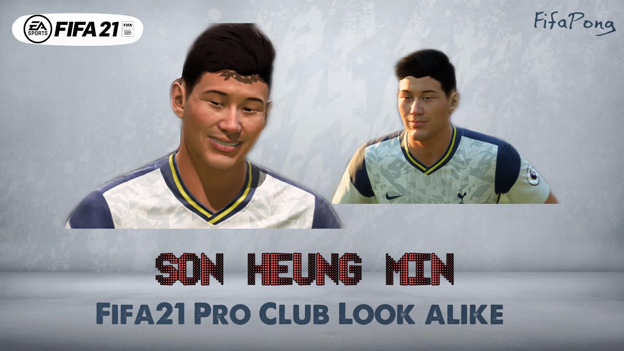 Fifa21 Virtual Pro club look alike Son Hueng - Min // Tottenham Hotspur // South Korea