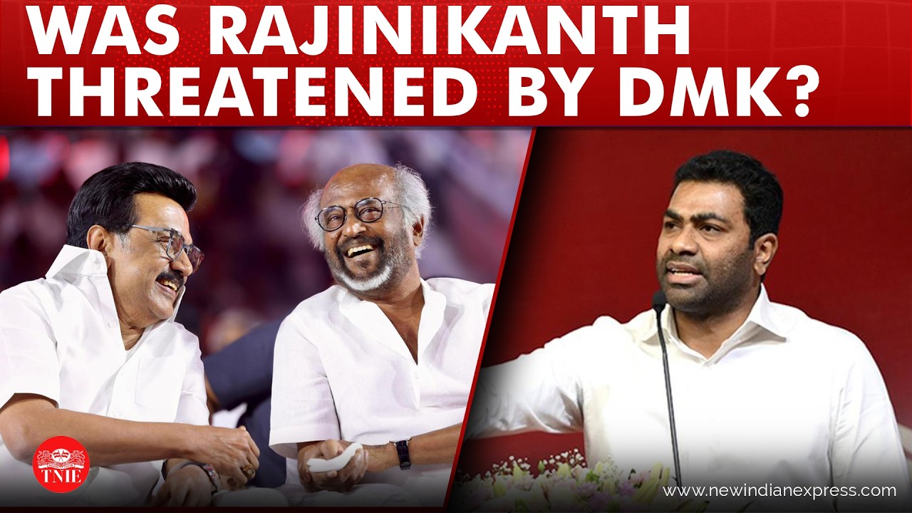 TVK leader alleges Rajinikanth was threatened by DMK to not enter Tamil Nadu politics