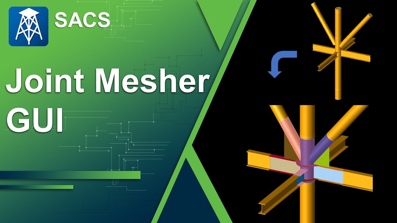 Create Complex FEM Models Using SACS Joint Mesher GUI
