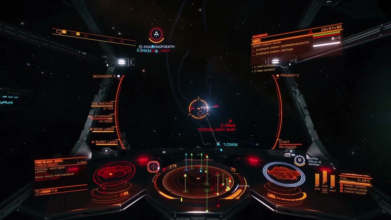 One Fleet Carrier, Two Fighters and No Canopy | Elite Dangerous War