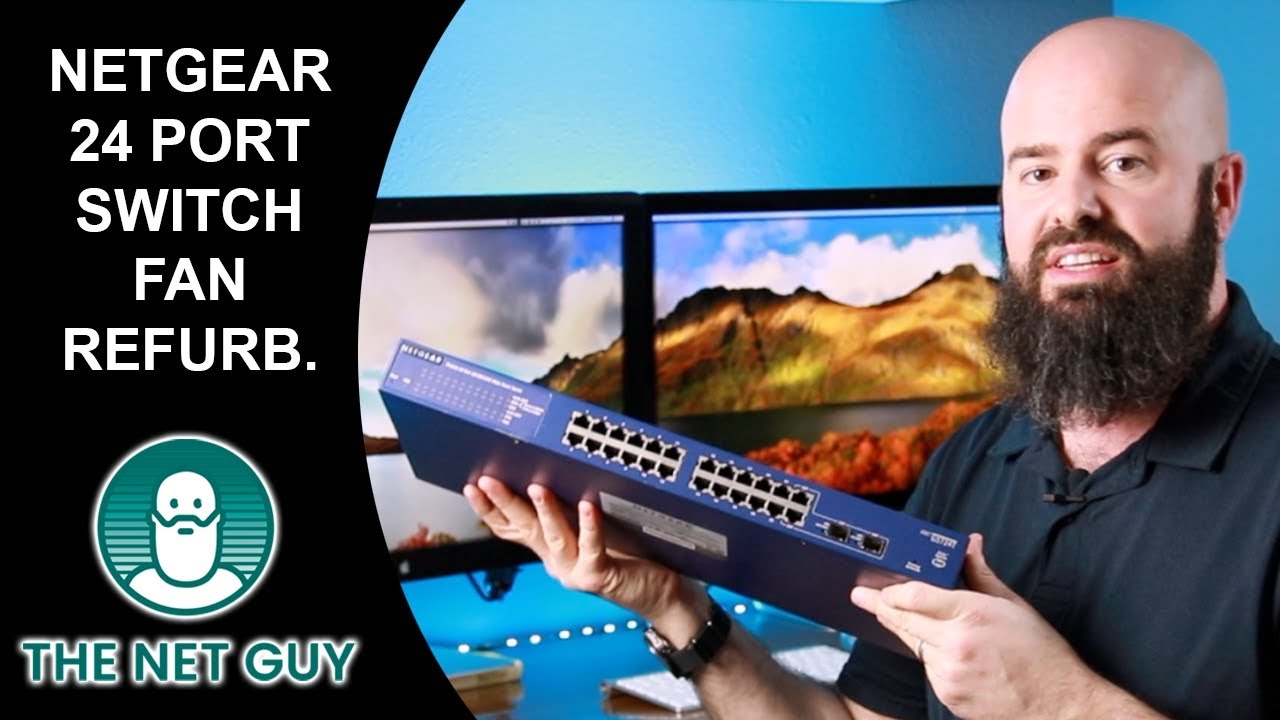Замена коммутатора Netgear / вентилятора
