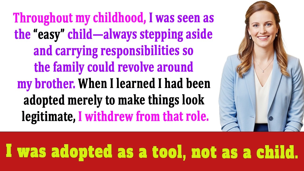 The Moment I Learned I Was Adopted — Just a Decoy So My Brother Could Have Everything