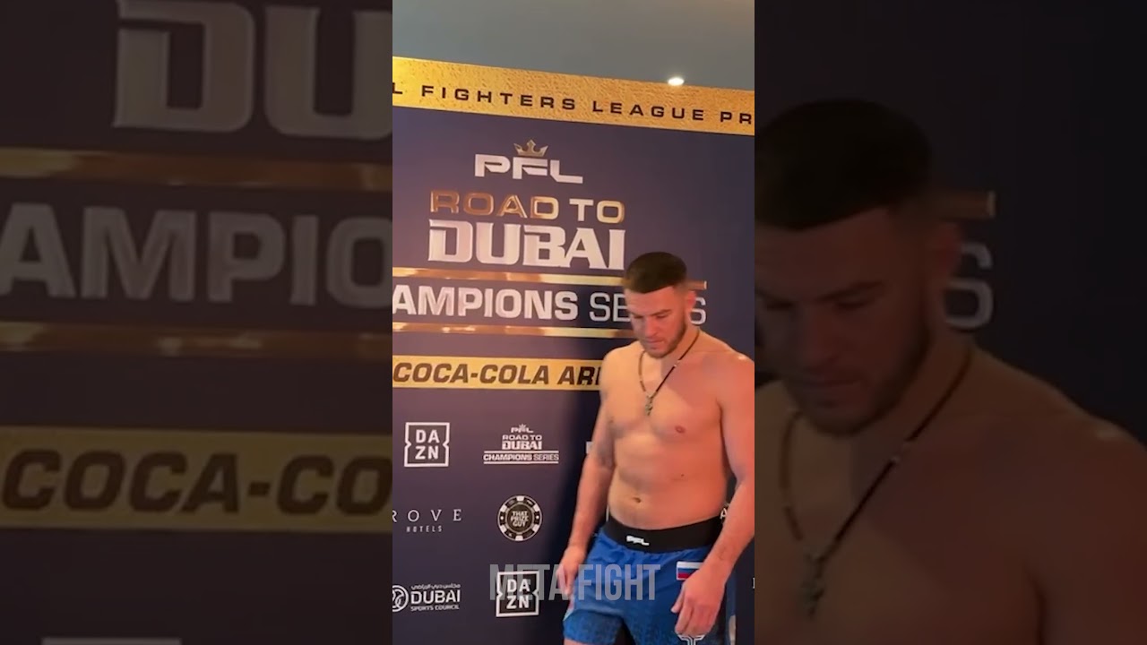 Немков СДЕЛАЛ ВЕС перед боем с Джонсоном на турнире PFL в ДУБАЕ