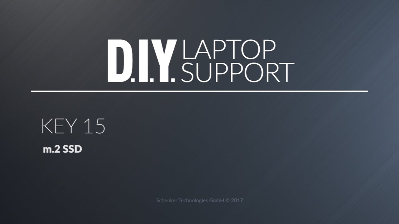 SCHENKER KEY 15 Business Laptop: M.2 SSD