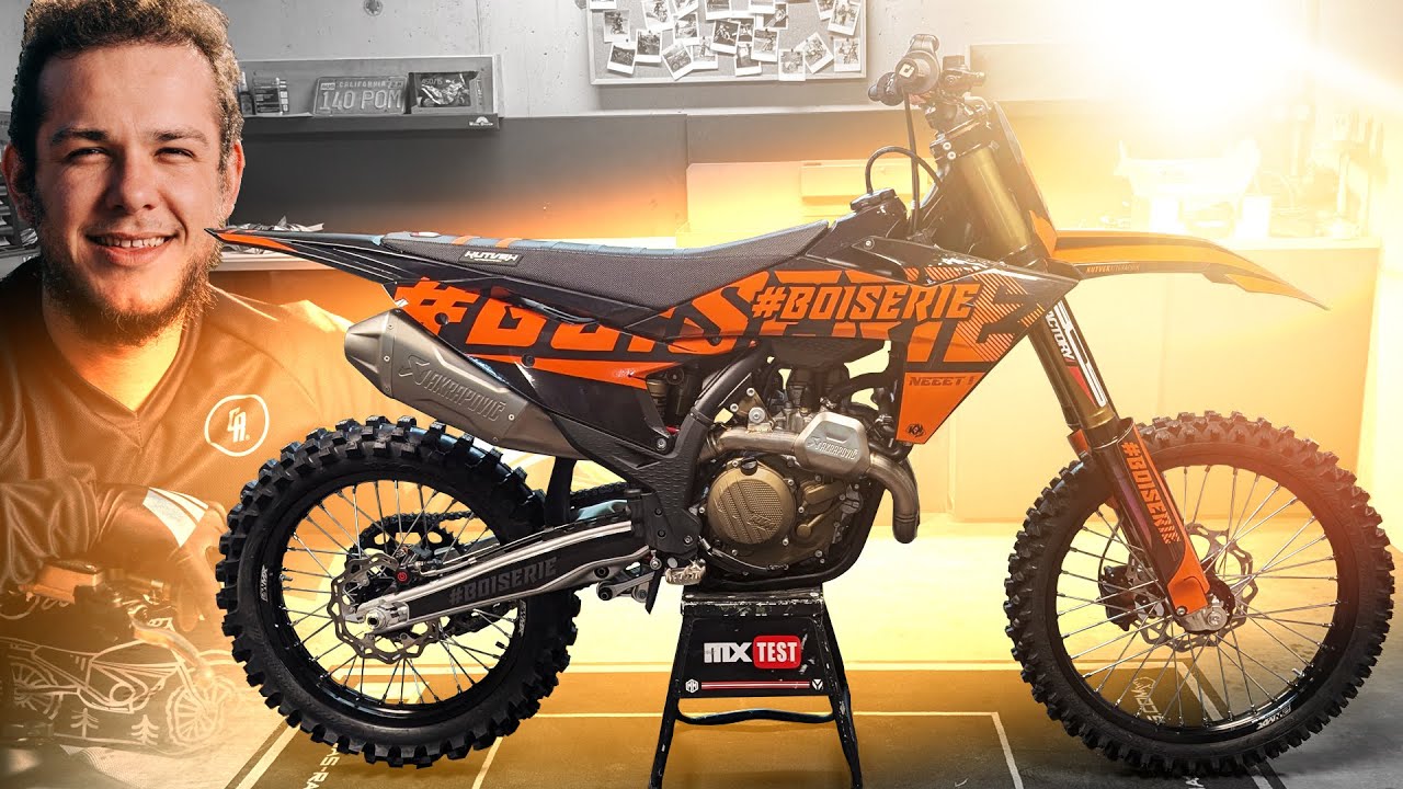 BOISERIE roule KTM 450 en 2025