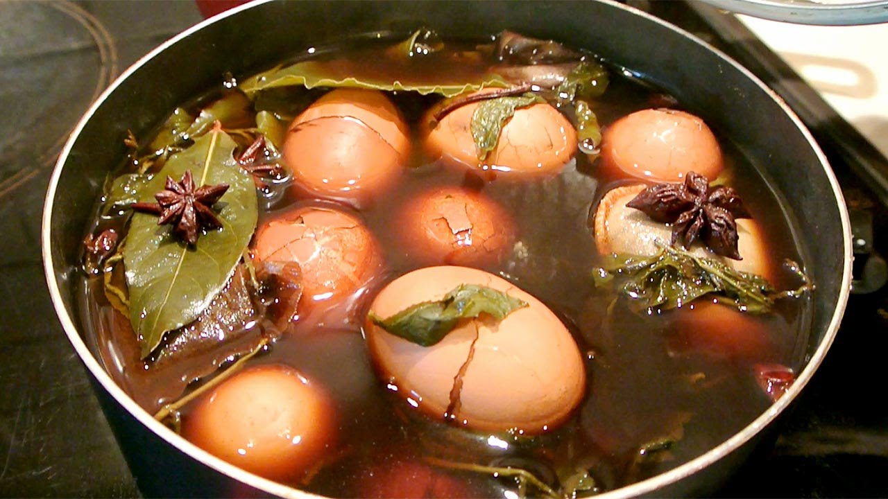 五香茶葉蛋 5 Spice Tea Eggs, just like from 7-11 in Taiwan