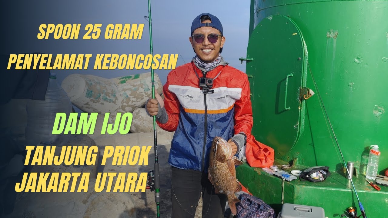 Cuaca Bagus Tapi Barrakuda Nihil – Akhirnya Mangrove Jack Strike! | Mancing Dam Ijo Tanjung Priok