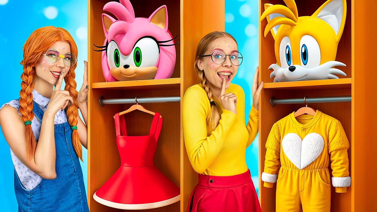 From Nerd To Beauty Emy Rose and Tails / How to Become Superhero?