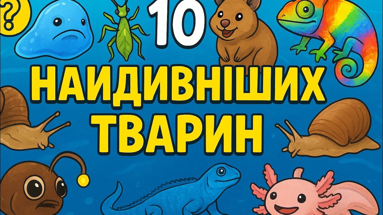10 найдивніших тварин @curiositiesforchildren 
