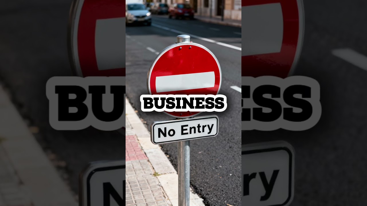 No Entry!! #shorts #roadsigns #beware