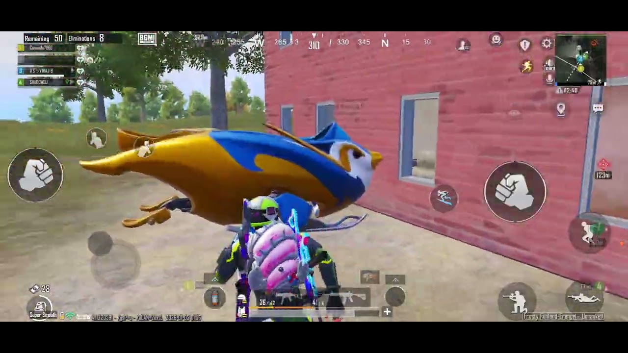 Erangel event  again play with friends in Bgmi 