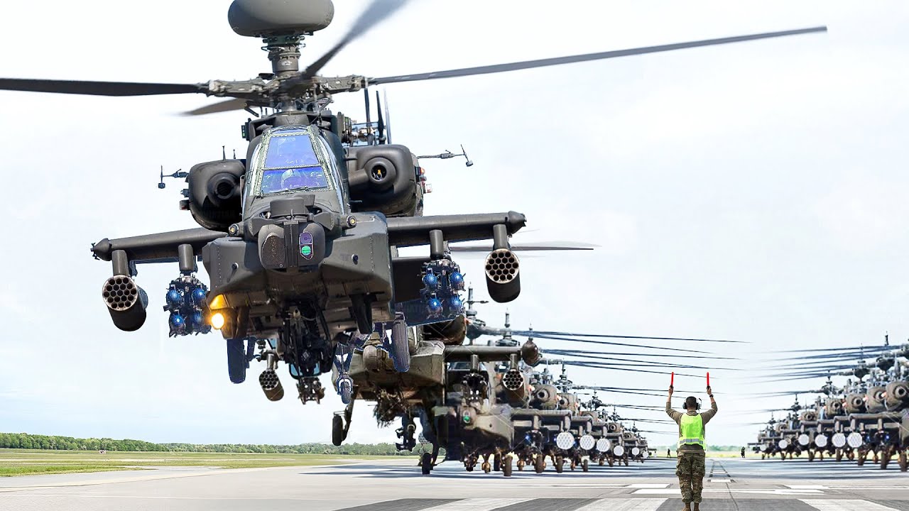 US Army Launches Billion $ Worth of AH-64 Helicopters for Intense Gunnery Drill