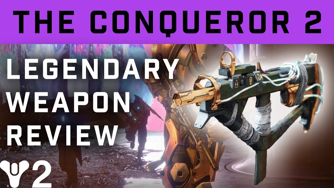 Destiny 2: The Conqueror 2 Weapon Review! | Lost Prophecy, Verse 6 Kinetic SMG!
