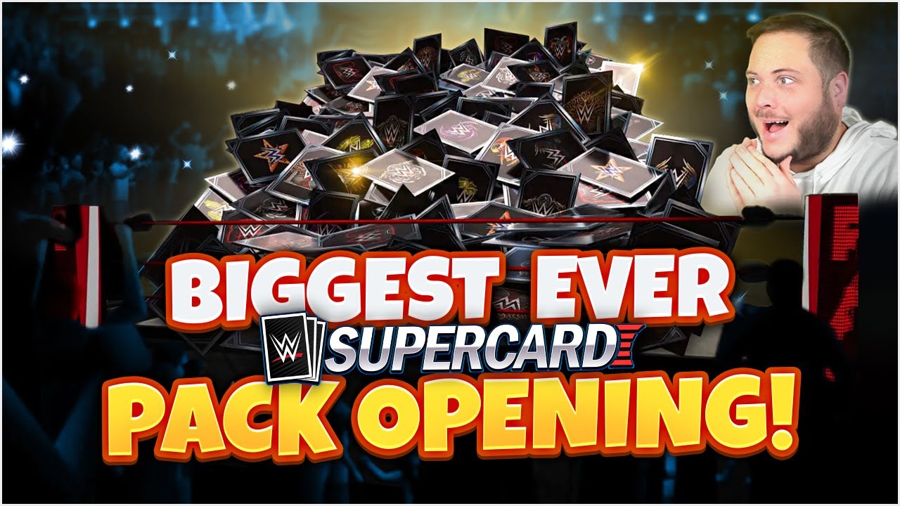 BIGGEST WWE SuperCard PACK OPENING OF ALL TIME!! 💥 Over 500+ Cards Packed..